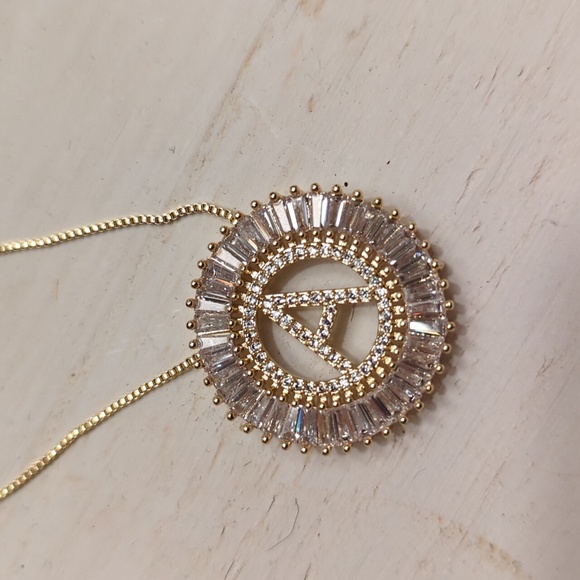 Radiant Initial Pendant Necklace - Picture 1 of 2